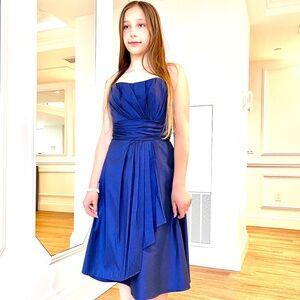 New Blue Party Dress With Tag